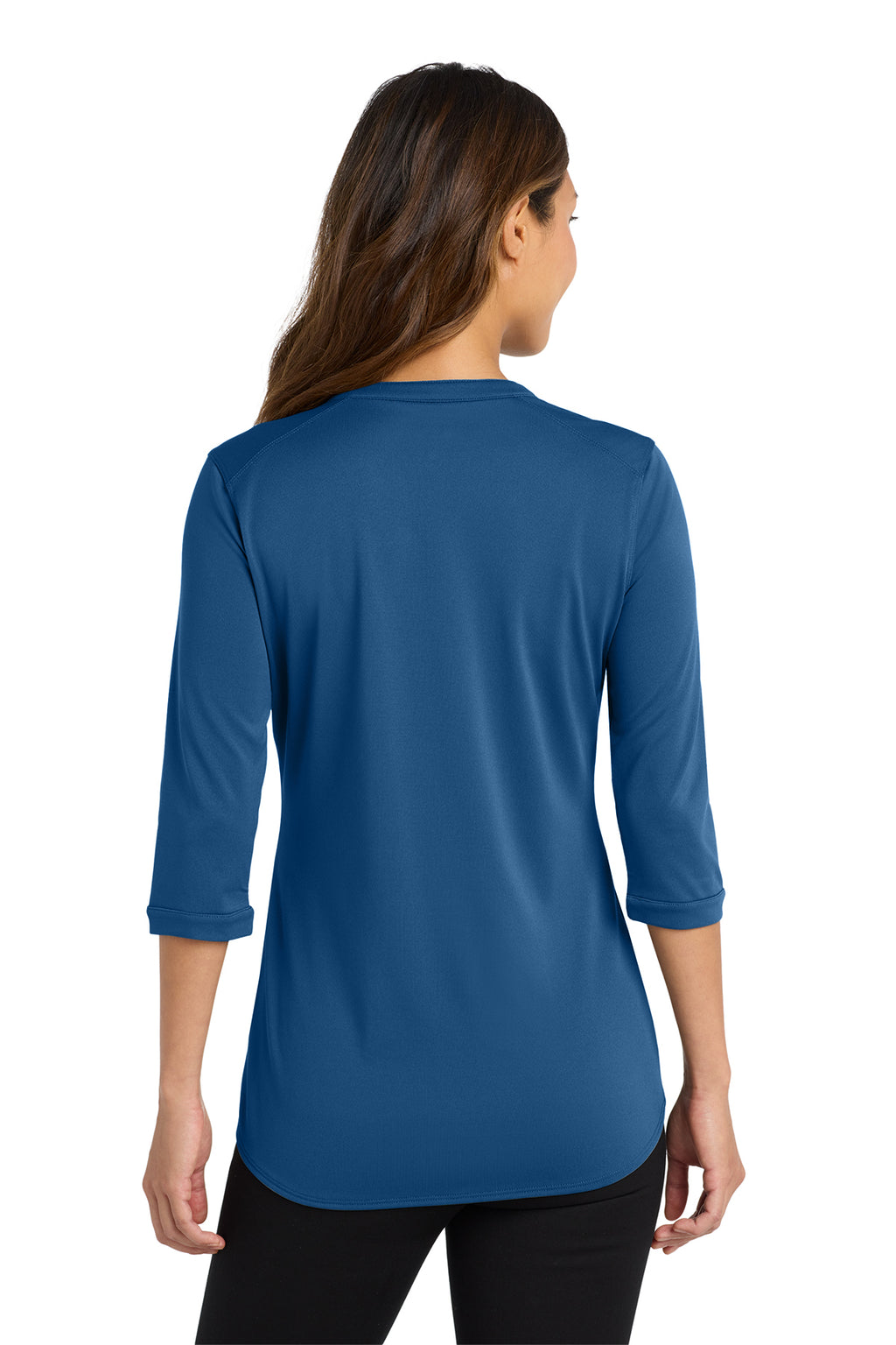KOMATSU Port Authority® Women's UV Choice Pique Henley - True Blue
