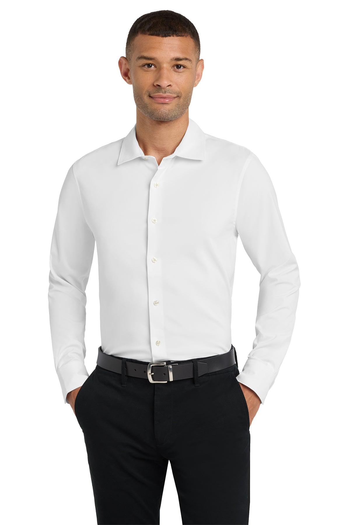 KOMATSU Port Authority® City Stretch Shirt - White