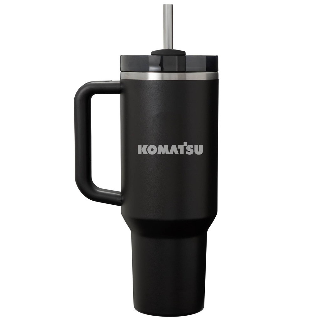 KOMATSU Stanley Quencher H2.O FlowState™ Tumbler 40 oz - Black