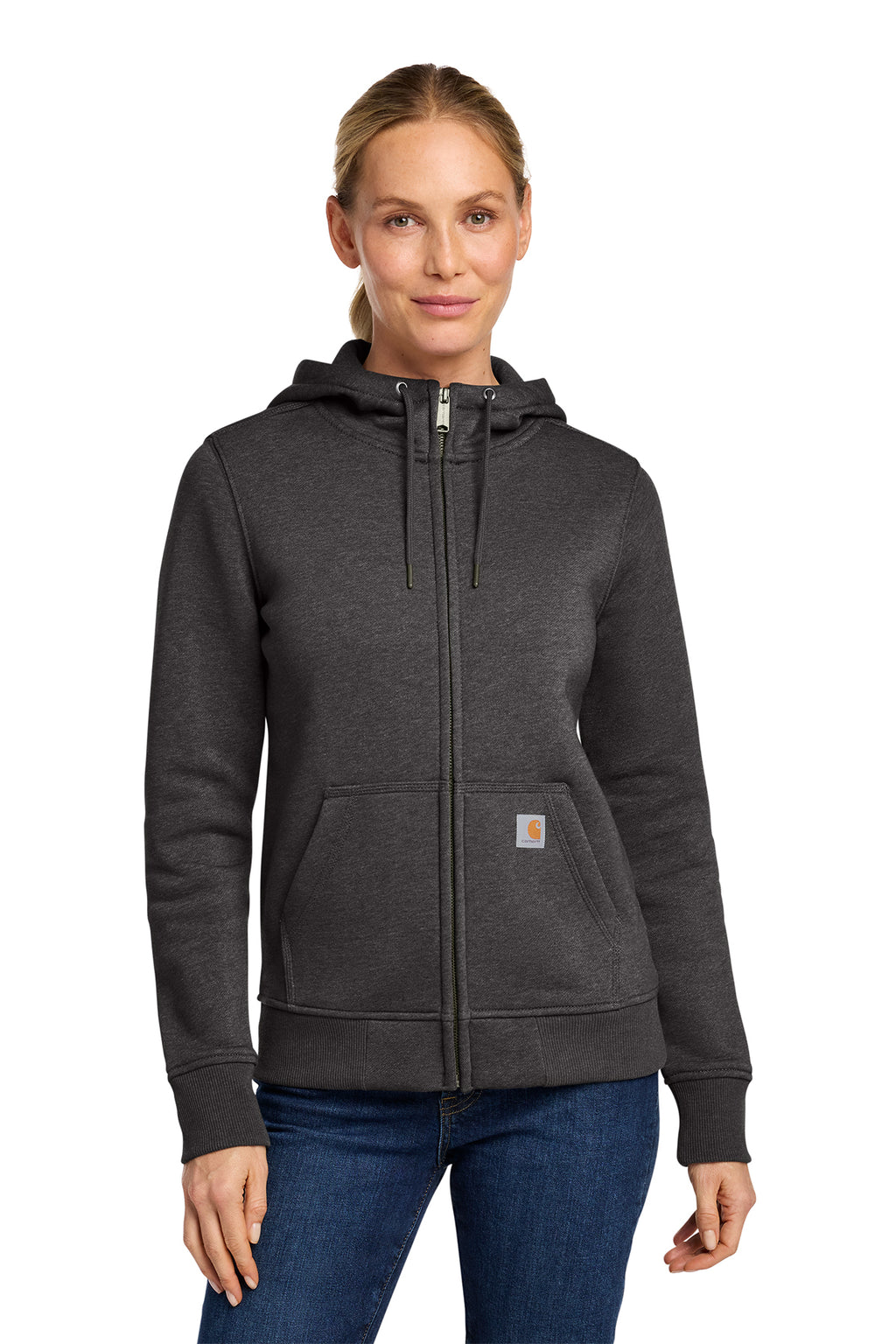 KOMATSU Carhartt® Women’s Clarksburg Full-Zip Hoodie - Carbon Heather