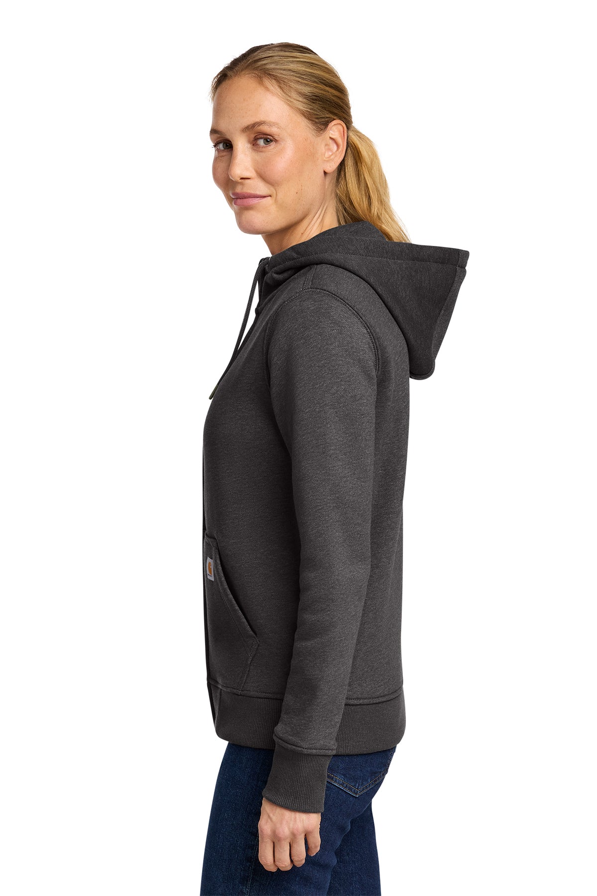KOMATSU Carhartt® Women’s Clarksburg Full-Zip Hoodie - Carbon Heather