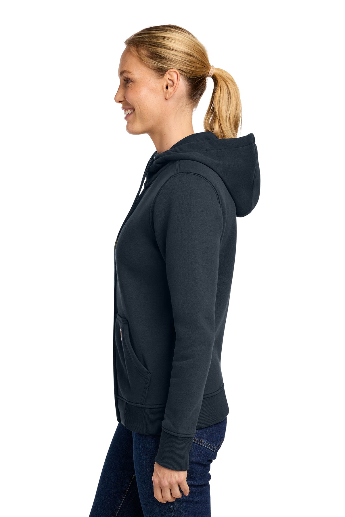 KOMATSU Carhartt® Women’s Clarksburg Full-Zip Hoodie - Navy
