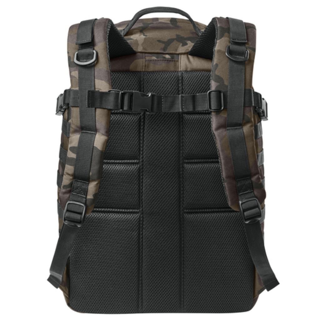 KOMATSU CornerStone® Large Tactical Backpack - Black Ink Camo