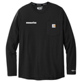 KOMATSU Carhartt Force® Long Sleeve Pocket T-Shirt - Black