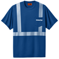 KOMATSU CornerStone® Enhanced Visibility Segmented Tape Tee - Royal Blue