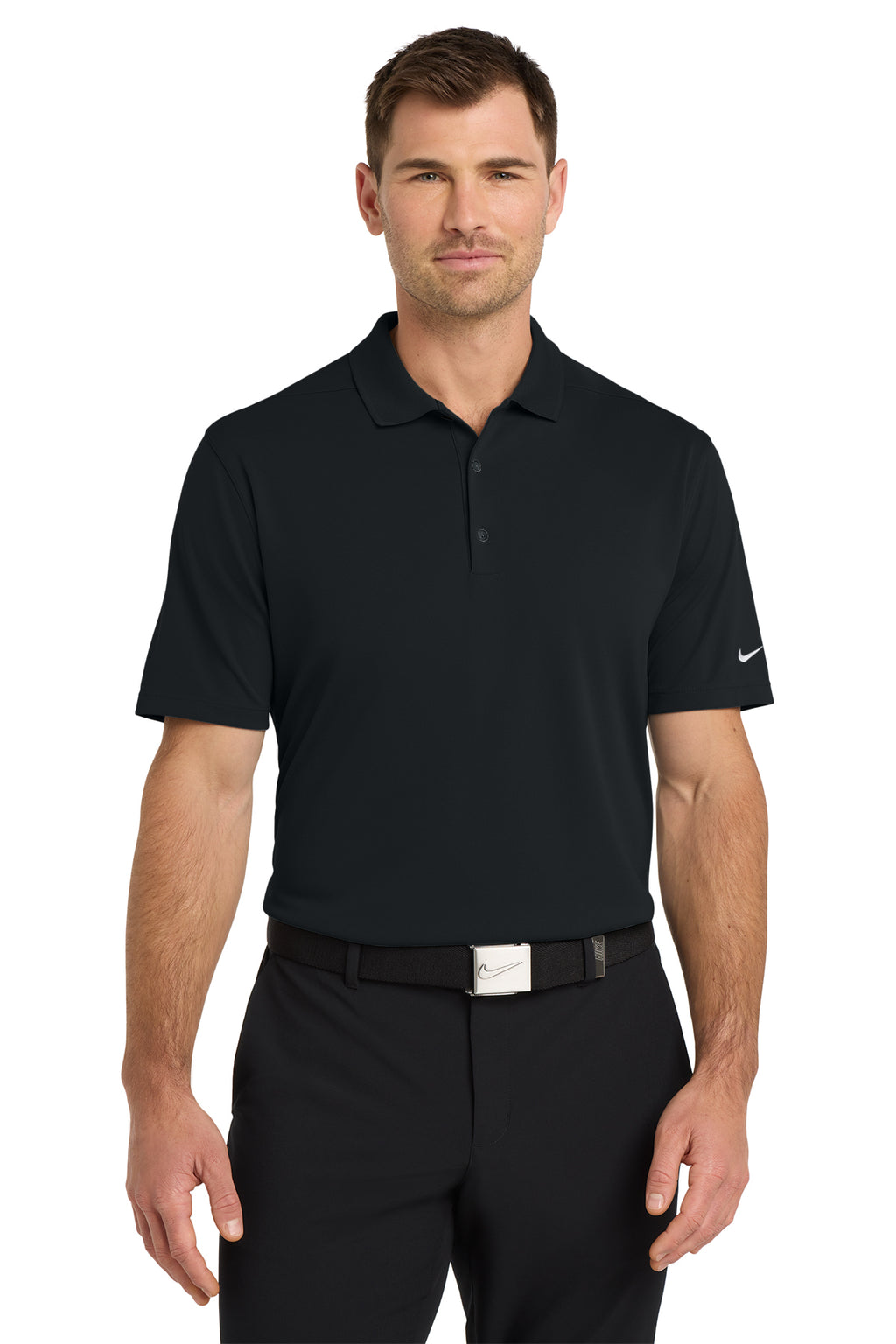 KOMATSU Nike Dri-FIT Micro Pique 2.0 Polo - Black