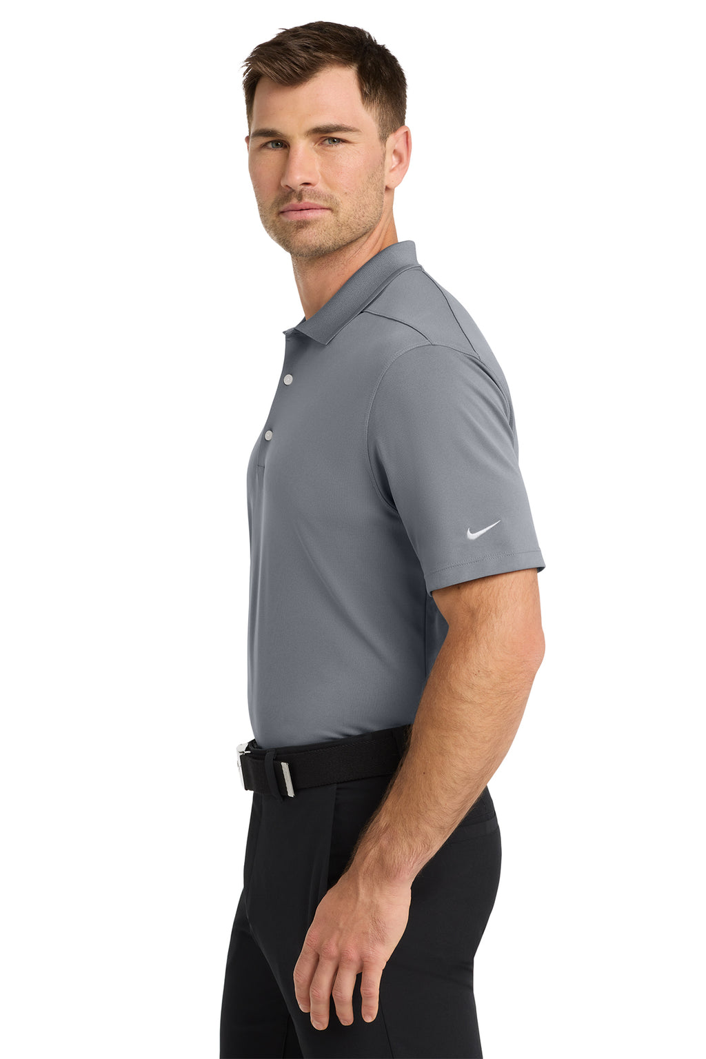 KOMATSU Nike Dri-FIT Micro Pique 2.0 Polo - Cool Grey