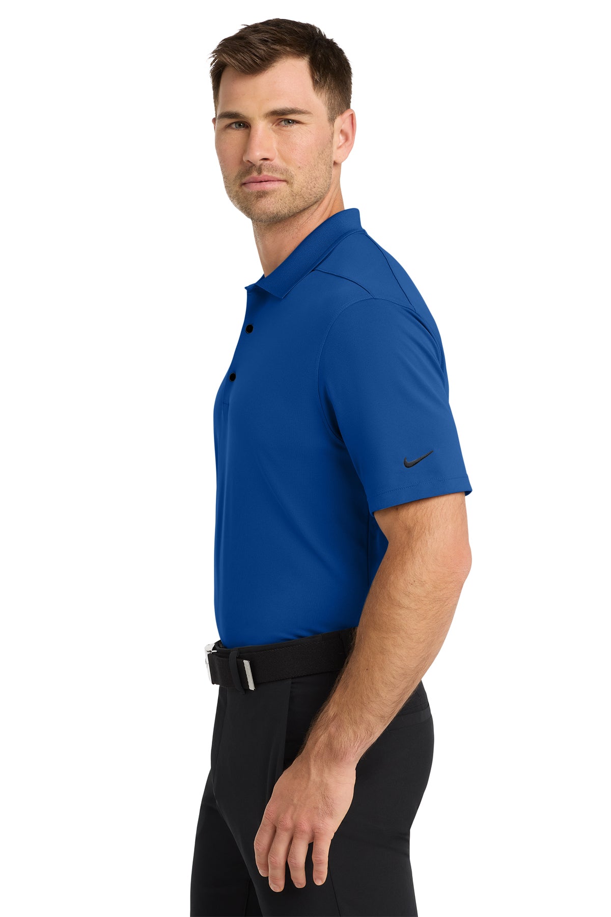 KOMATSU Nike Dri-FIT Micro Pique 2.0 Polo - Gym Blue