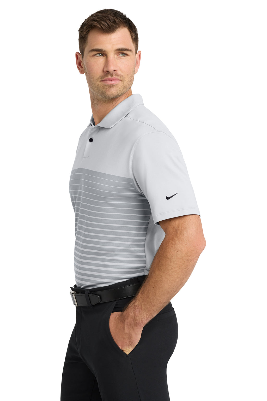 KOMATSU Nike Dri-FIT Vapor Block Polo - Wolf Grey