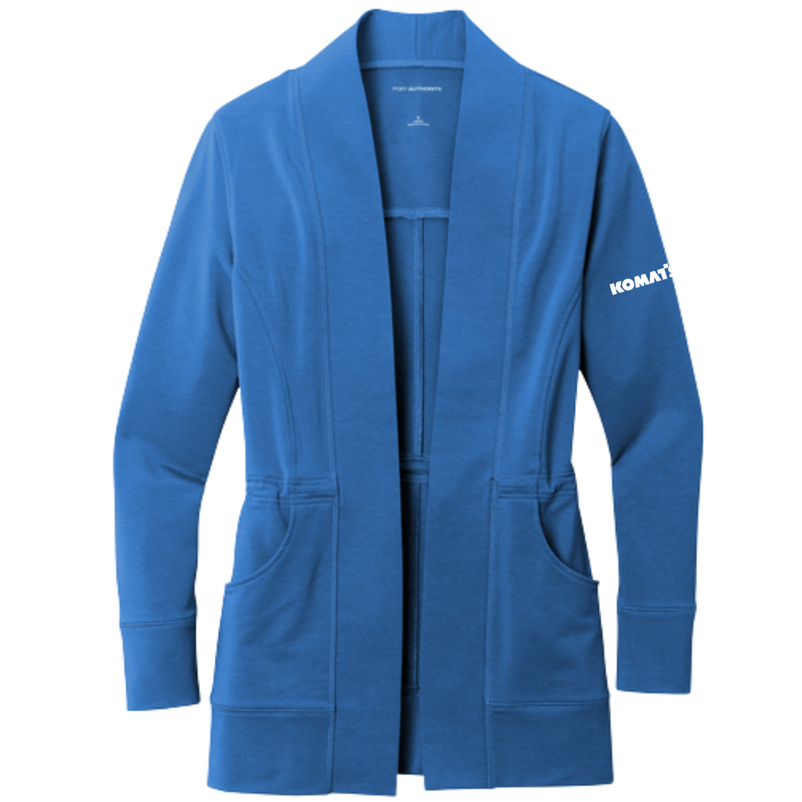 KOMATSU Port Authority® Women's Microterry Cardigan - Aegean Blue