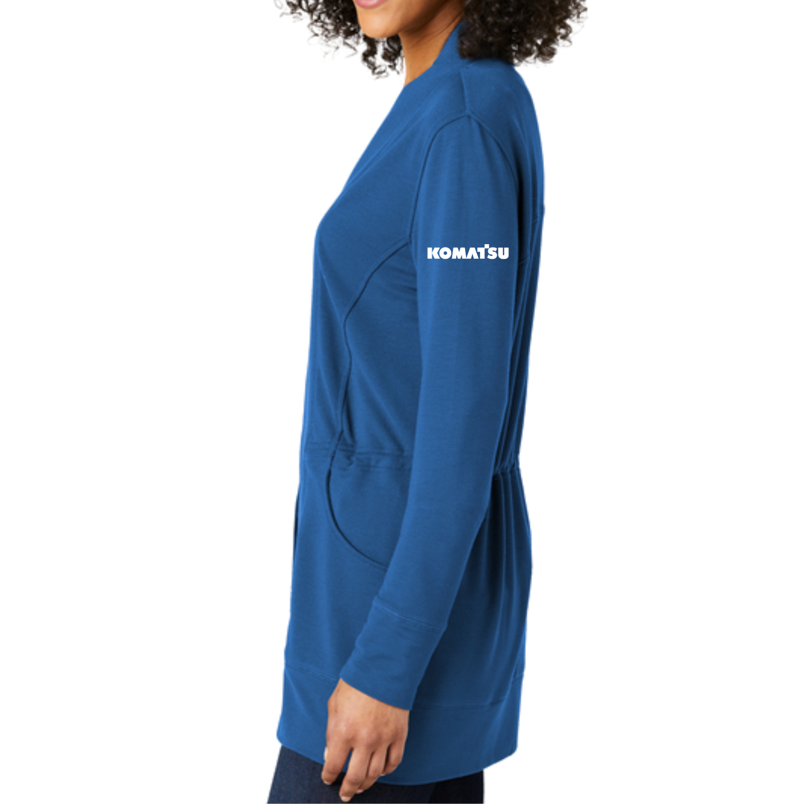 KOMATSU Port Authority® Women's Microterry Cardigan - Aegean Blue