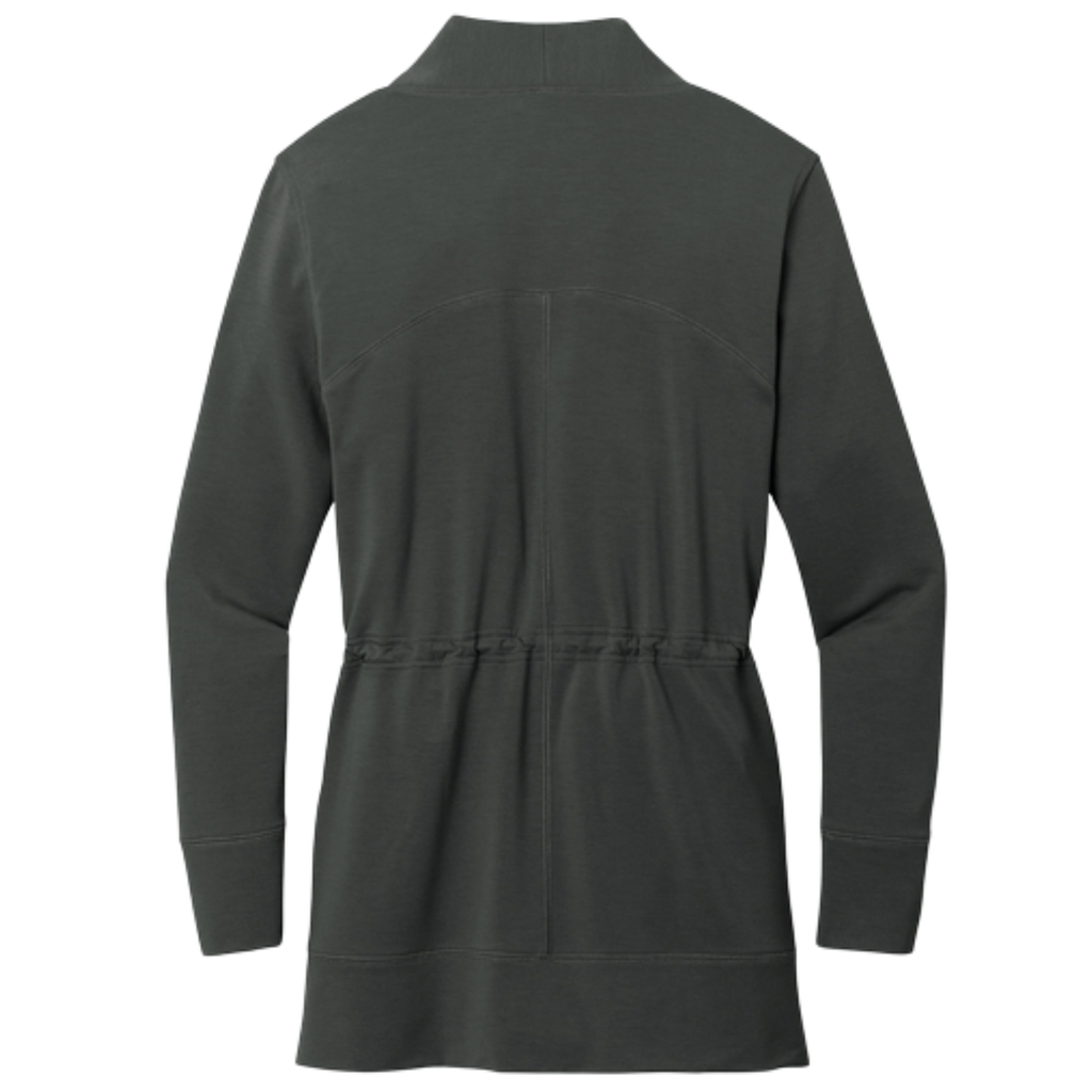 KOMATSU Port Authority® Women's Microterry Cardigan - Charcoal