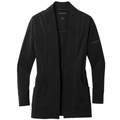KOMATSU Port Authority® Women's Microterry Cardigan - Black