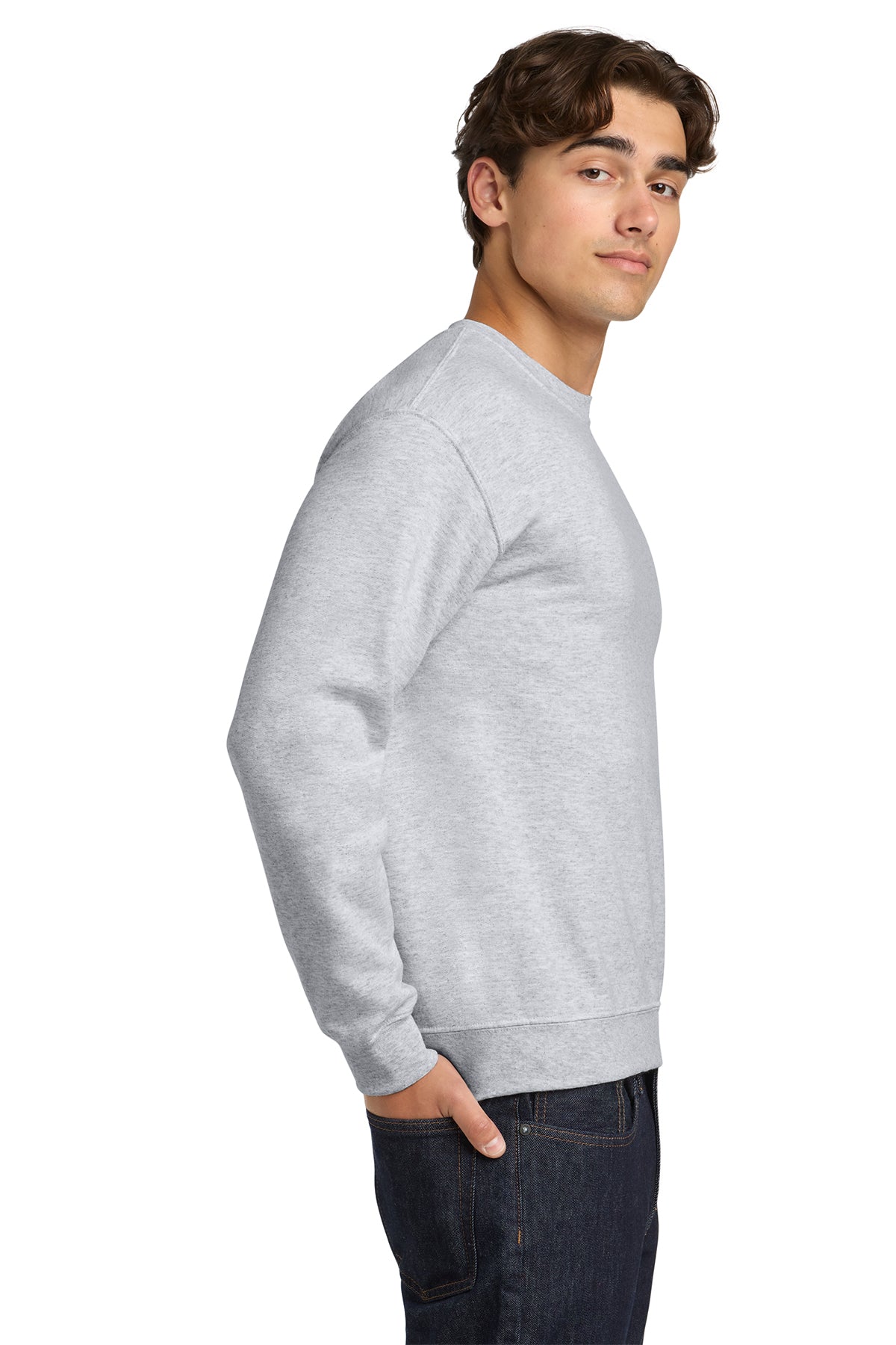 KOMATSU FLAG Gildan® Heavy Blend™ Crewneck Sweatshirt - Ash
