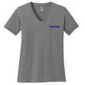 KOMATSU Port & Co™ Women's Core Cotton V-Neck Tee - Medium Grey