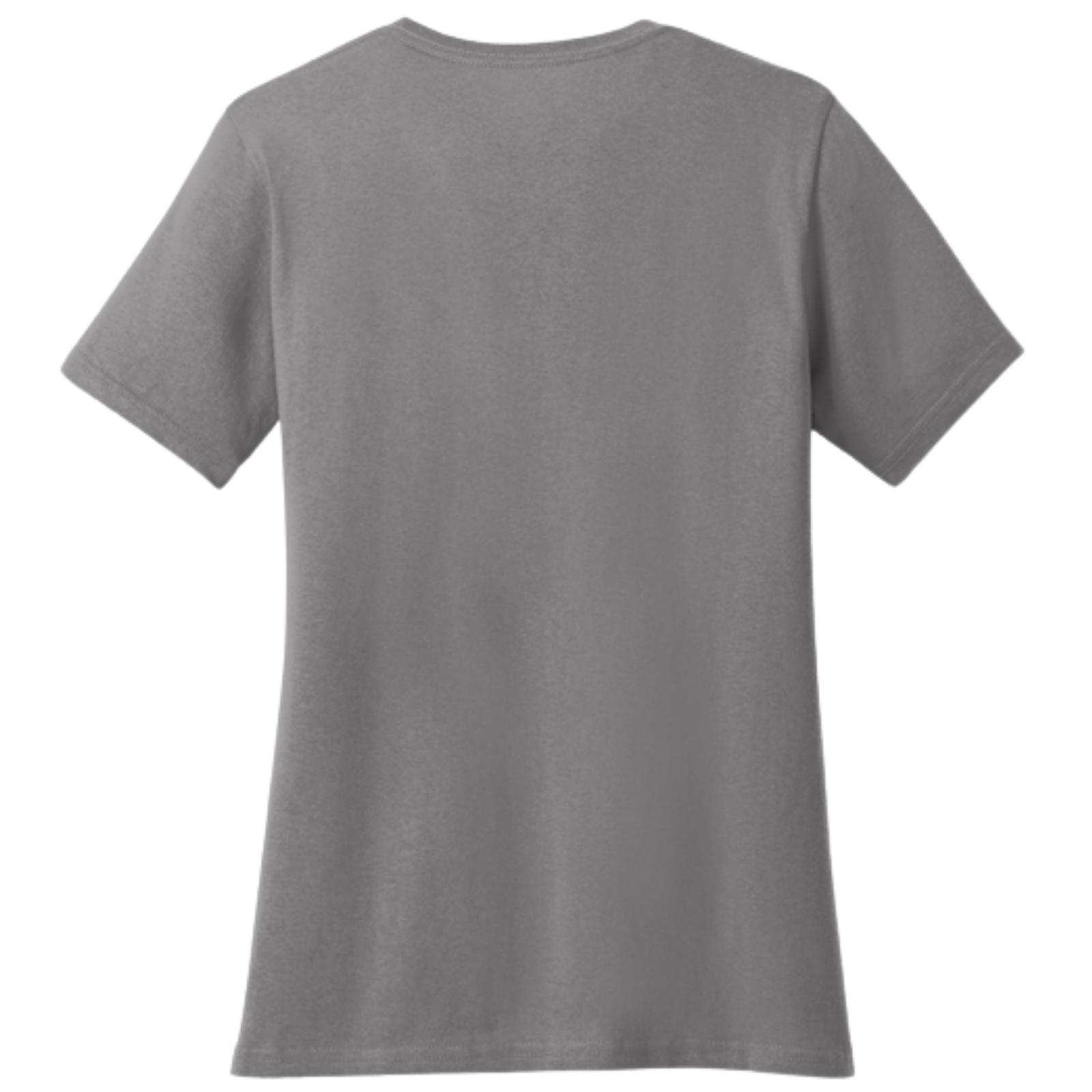 KOMATSU Port & Co™ Women's Core Cotton V-Neck Tee - Medium Grey