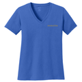 KOMATSU Port & Co™ Women's Core Cotton V-Neck Tee - Royal