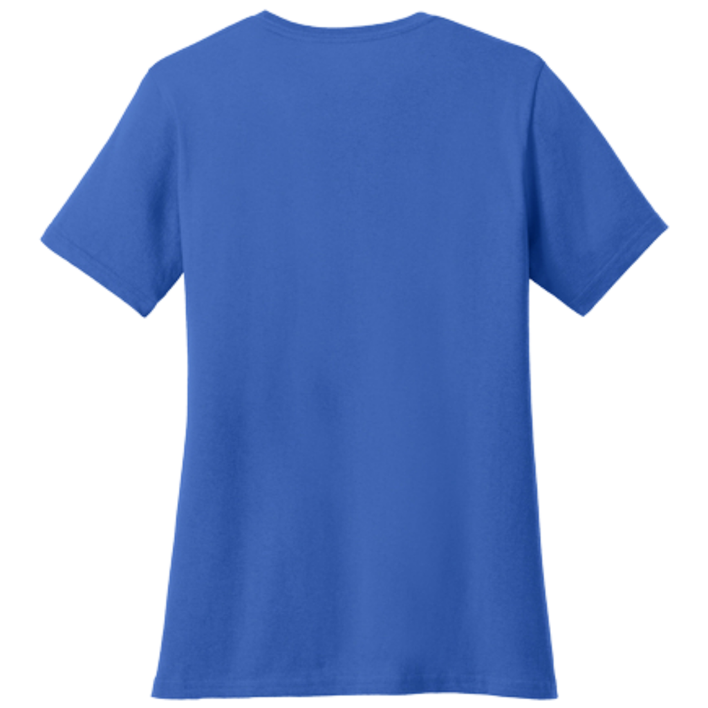 KOMATSU Port & Co™ Women's Core Cotton V-Neck Tee - Royal
