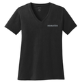 KOMATSU Port & Co™ Women's Core Cotton V-Neck Tee - Black