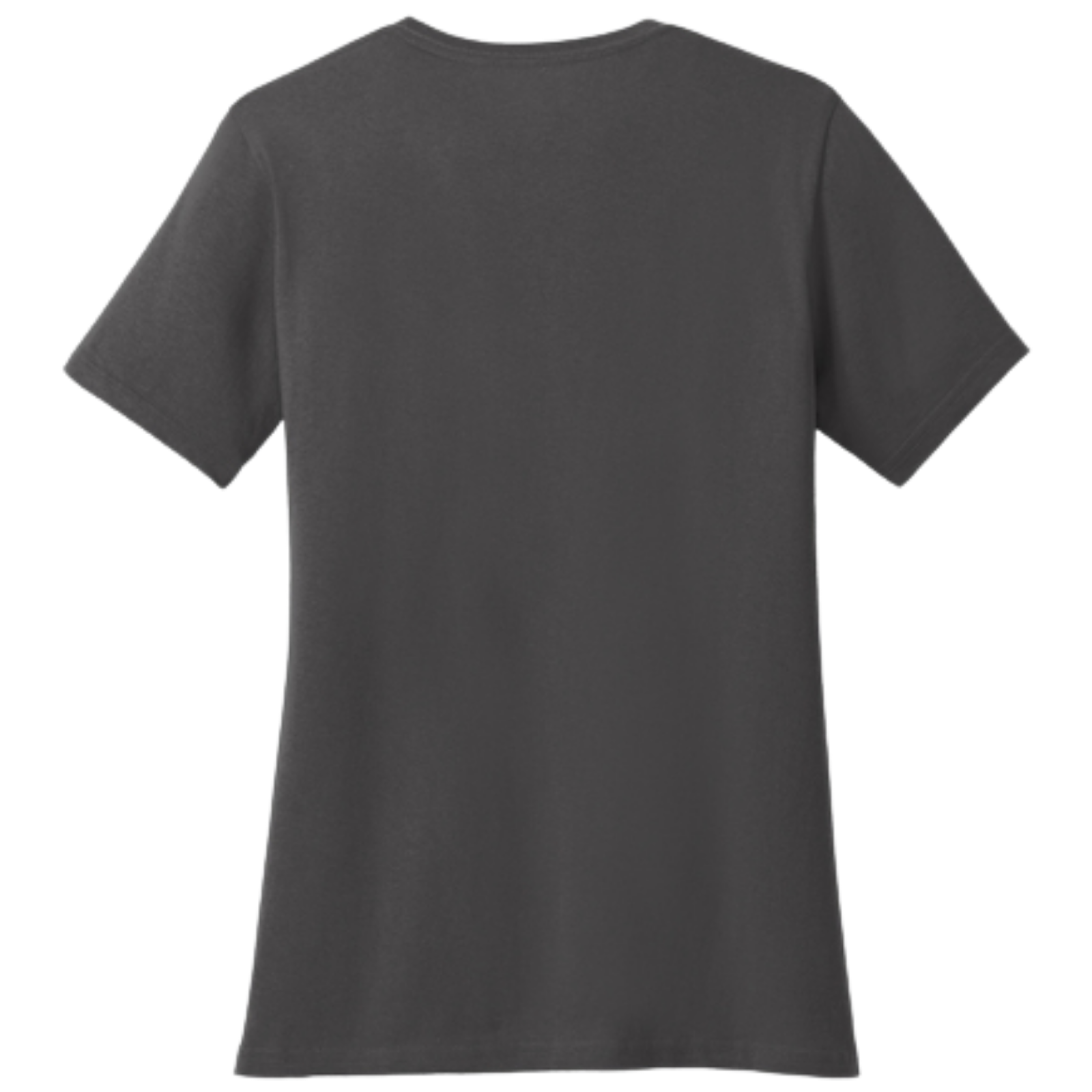 KOMATSU Port & Co™ Women's Core Cotton V-Neck Tee - Charcoal