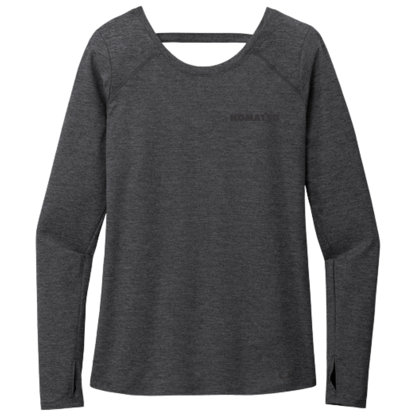 KOMATSU OGIO® Women's Force Long Sleeve Tee - Blacktop Heather