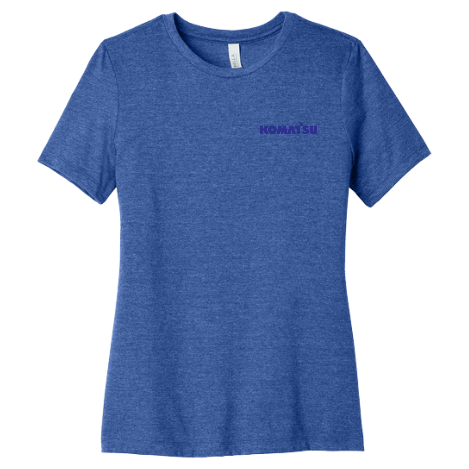 KOMATSU FLAG BELLA+CANVAS® Women’s Relaxed Triblend Tee - Blue