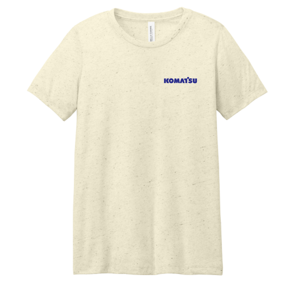 KOMATSU FLAG BELLA+CANVAS® Women’s Relaxed Triblend Tee - Oatmeal