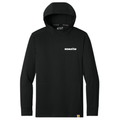 KOMATSU Carhartt Force® Sun Defender™ Long Sleeve Hooded T-Shirt - Black