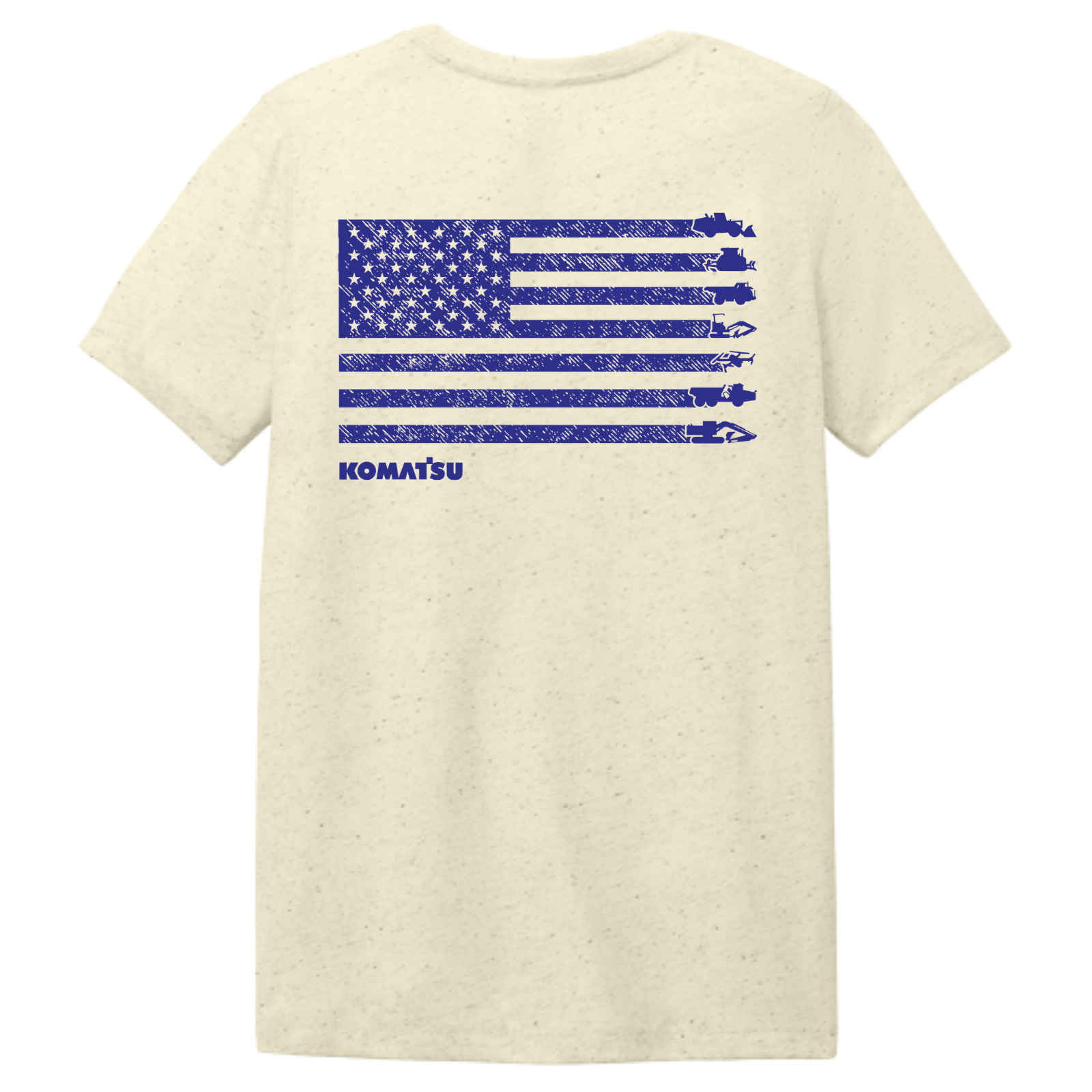 KOMATSU FLAG BELLA+CANVAS® Women’s Relaxed Triblend Tee - Oatmeal
