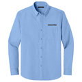 KOMATSU Port Authority® Long Sleeve Nailhead Easy Care Shirt - Swiss Blue