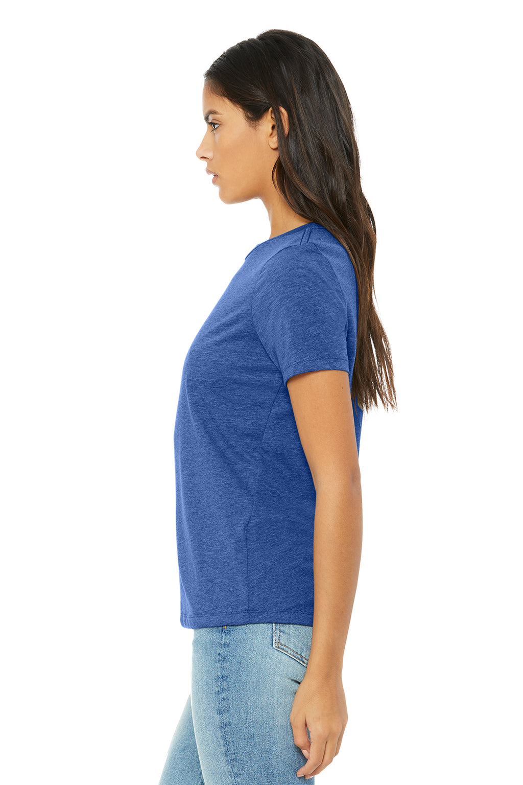 KOMATSU FLAG BELLA+CANVAS® Women’s Relaxed Triblend Tee - Blue