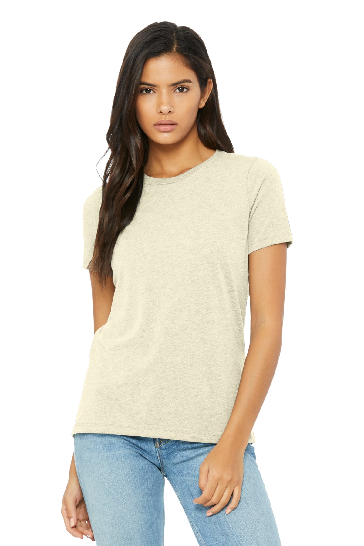 KOMATSU BELLA+CANVAS® Women’s Relaxed Triblend Tee - Oatmeal