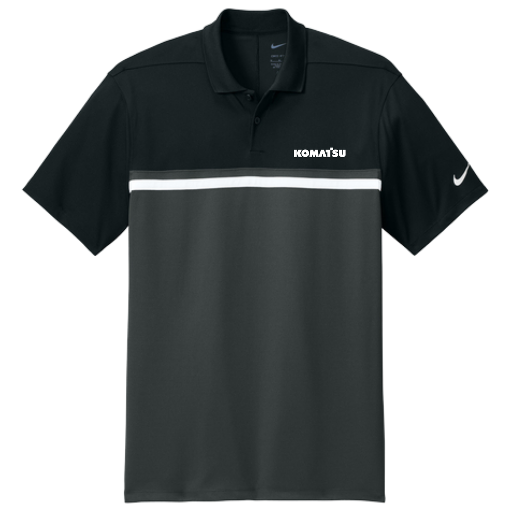 KOMATSU Nike Dri-FIT Victory Colorblock Polo - Black/Anthracite/White