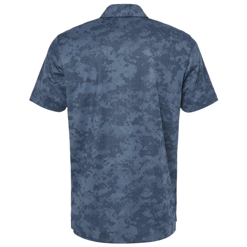 KOMATSU Men's All Over Camo Print Polo - Tech Ink