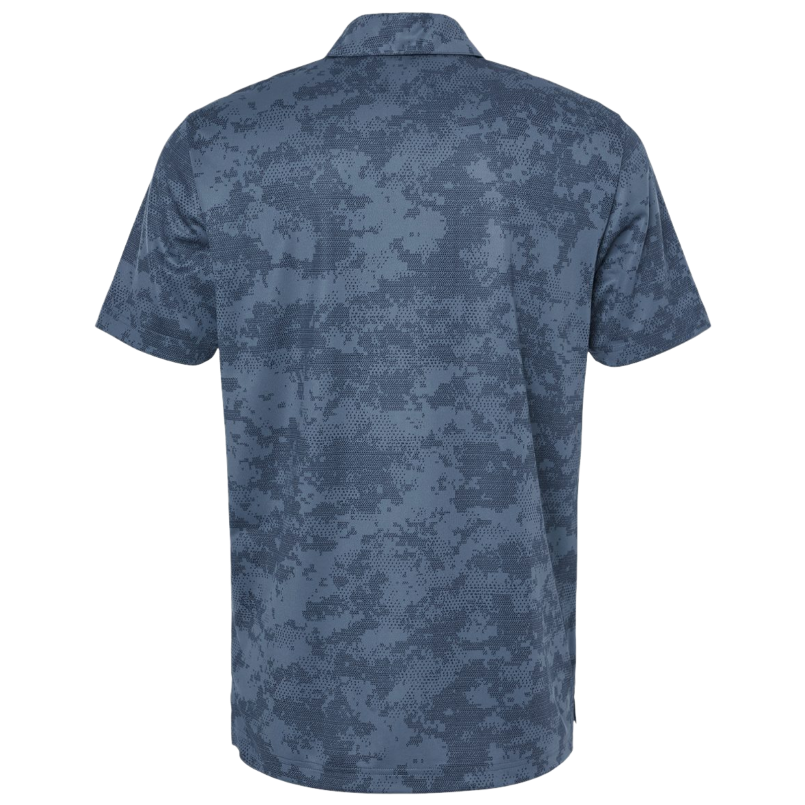 KOMATSU Men's All Over Camo Print Polo - Tech Ink