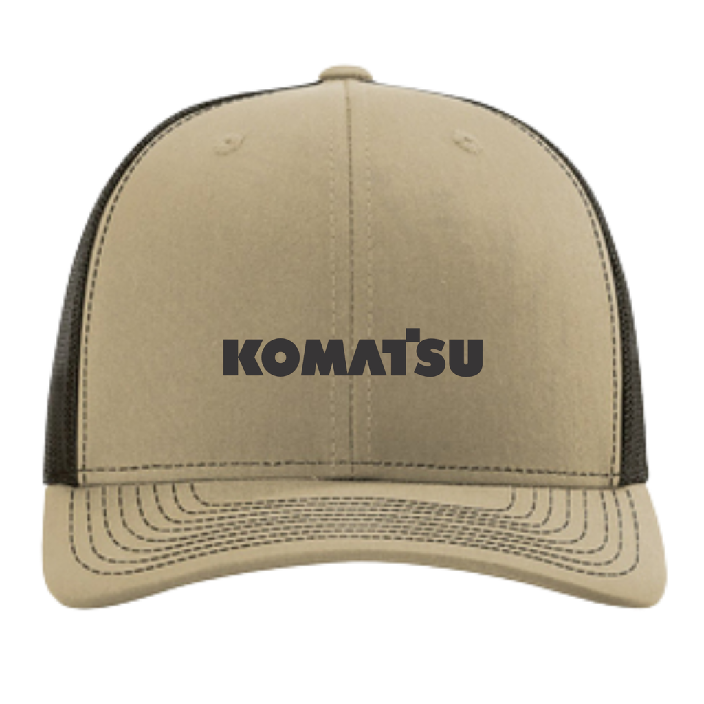 KOMATSU Richardson Trucker Cap - Khaki/Coffee