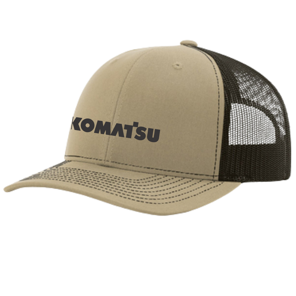 KOMATSU Richardson Trucker Cap - Khaki/Coffee
