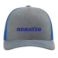 KOMATSU Richardson Trucker Cap - Heather Grey/Royal