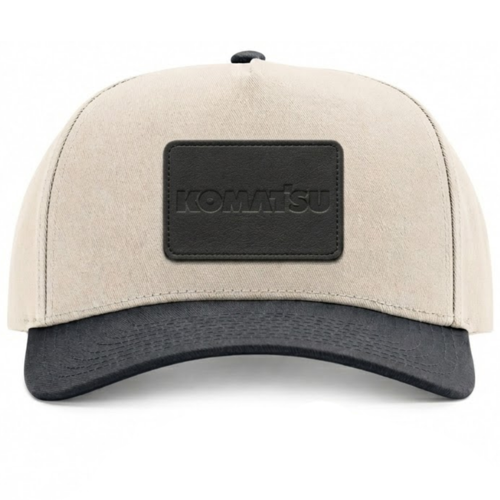 KOMATSU Richardson Full Fabric 5-Panel Champ - Cream/Navy