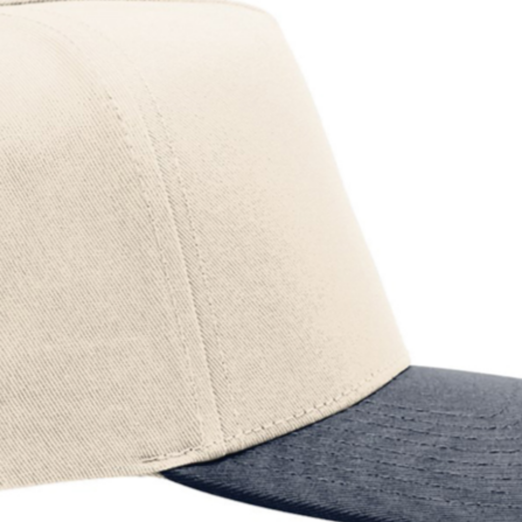 KOMATSU Richardson Full Fabric 5-Panel Champ - Cream/Navy