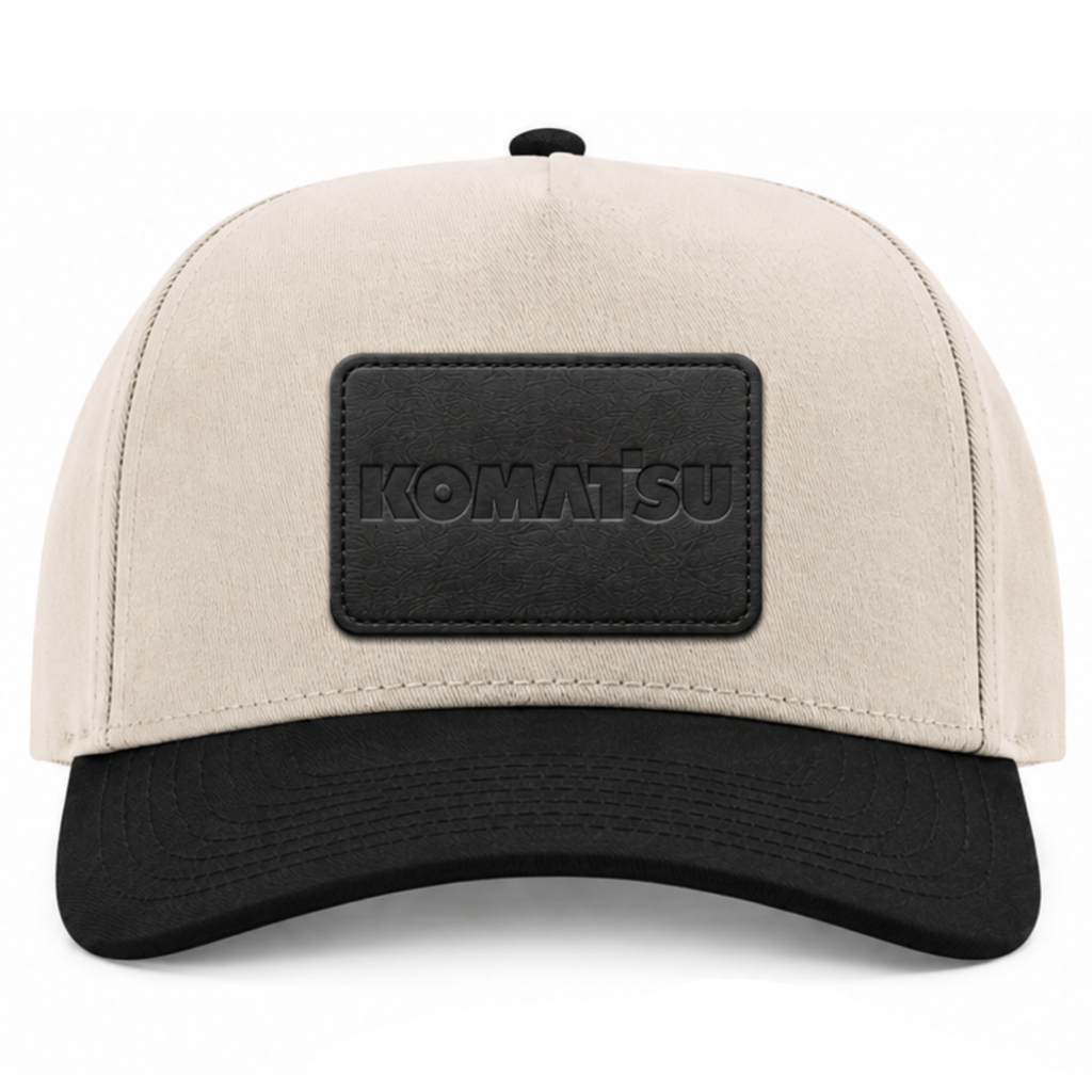 KOMATSU Richardson Full Fabric 5-Panel Champ - Cream/Black