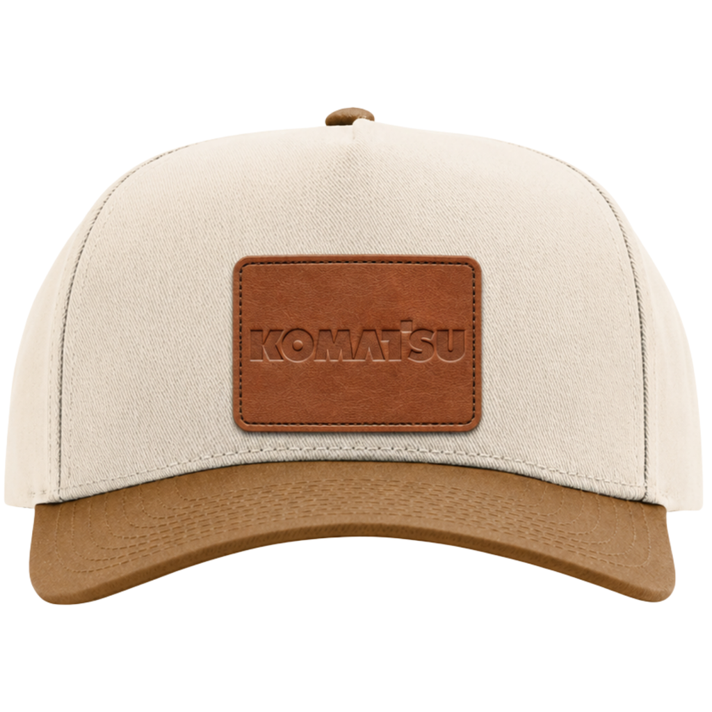 KOMATSU Richardson Full Fabric 5-Panel Champ - Cream/Caramel