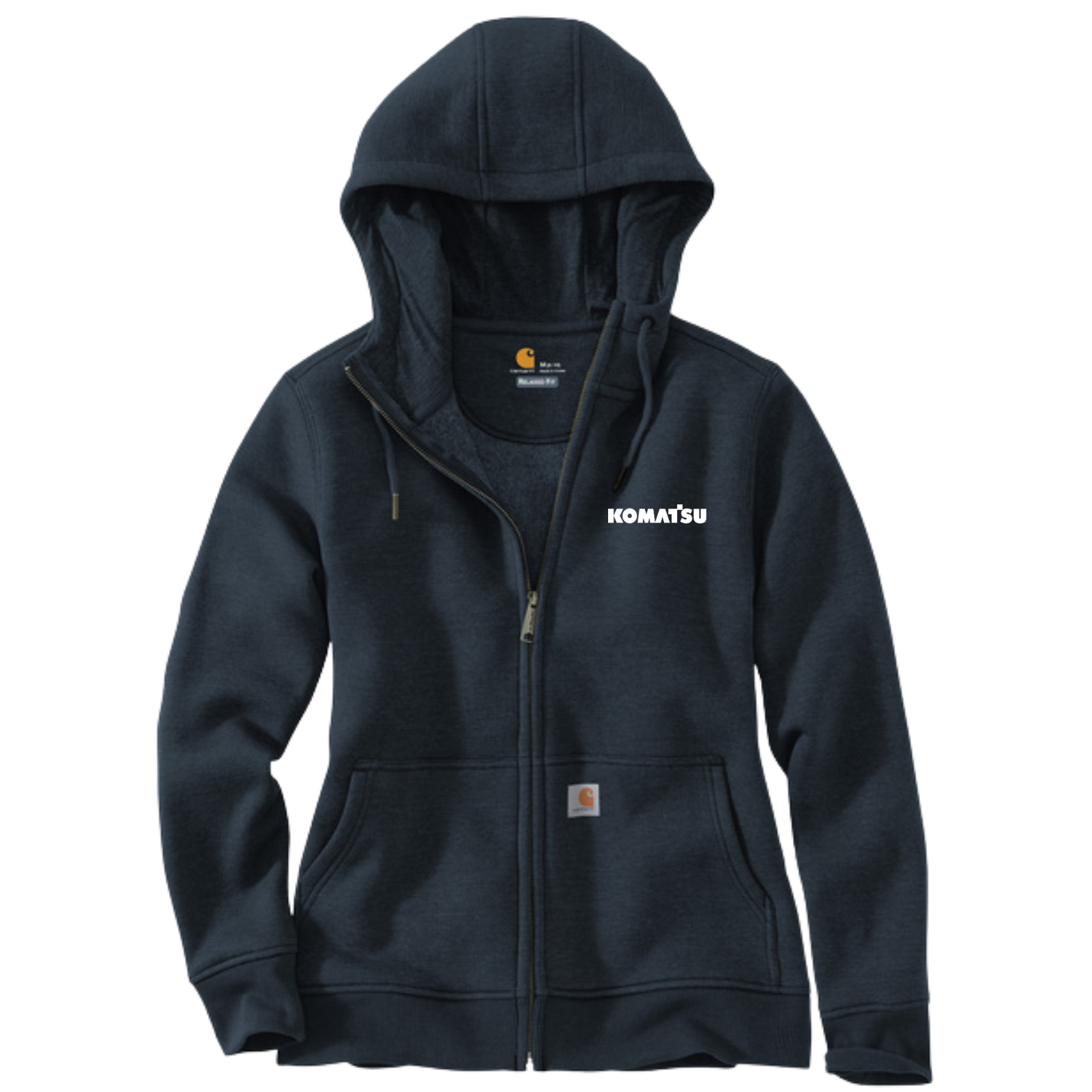 KOMATSU Carhartt® Women’s Clarksburg Full-Zip Hoodie - Navy