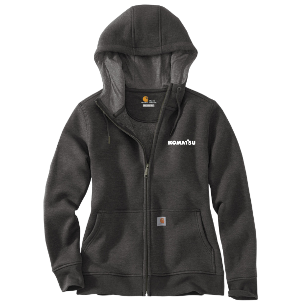 KOMATSU Carhartt® Women’s Clarksburg Full-Zip Hoodie - Carbon Heather