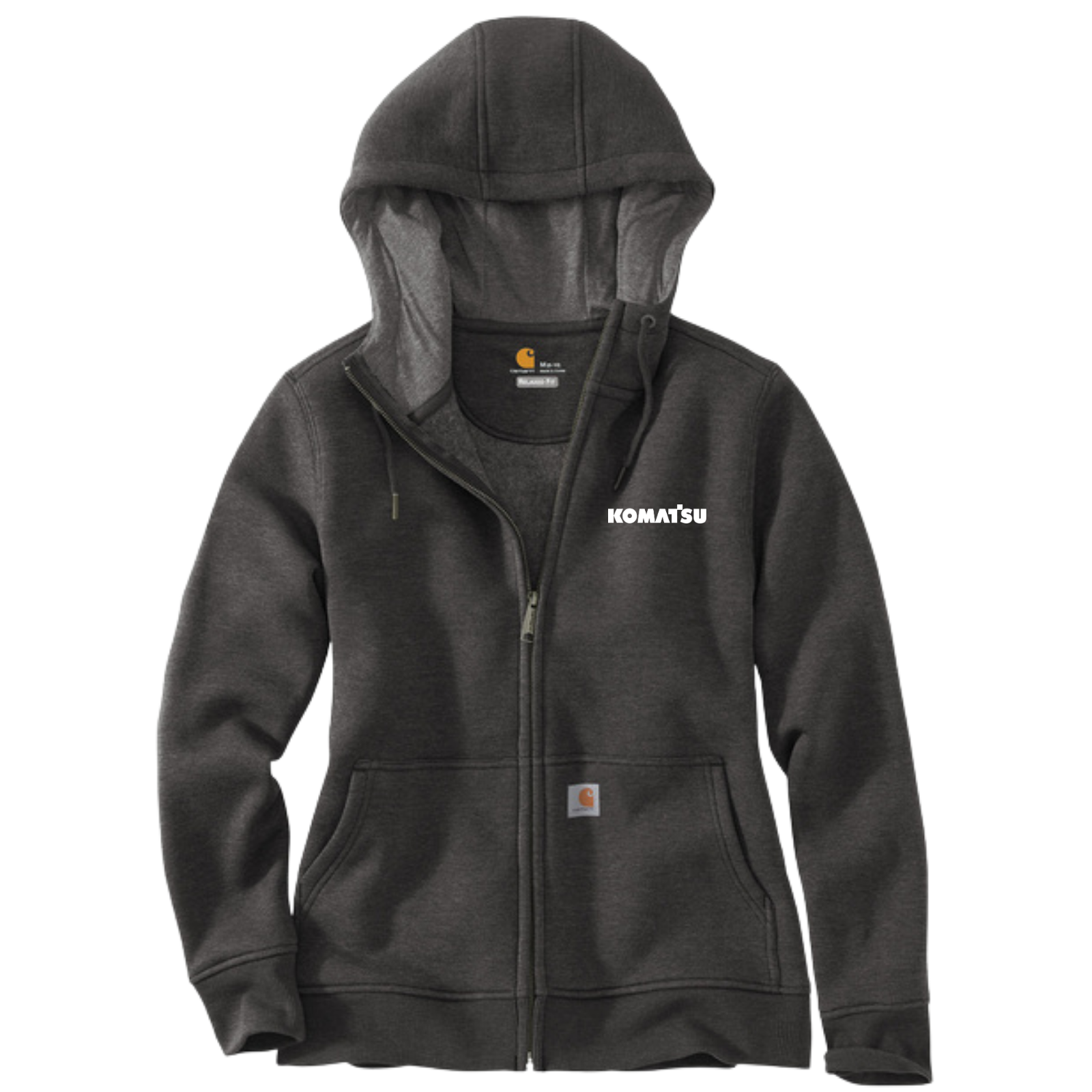 KOMATSU Carhartt® Women’s Clarksburg Full-Zip Hoodie - Carbon Heather