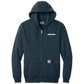 KOMATSU Carhartt® Midweight Hooded Zip-Front Sweatshirt - Navy