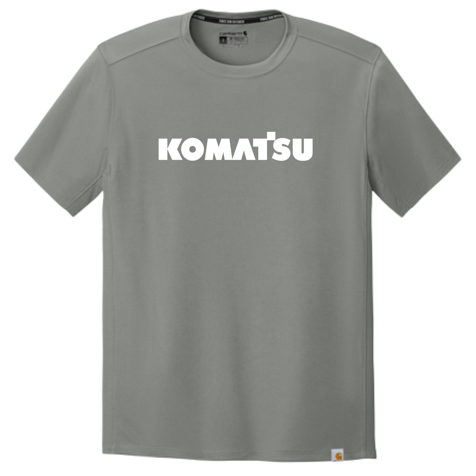 KOMATSU Carhartt Force® Sun Defender™ Short Sleeve T-Shirt - Asphalt Grey