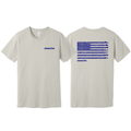 KOMATSU FLAG BELLA+CANVAS® Unisex Jersey Short Sleeve Tee - Dust