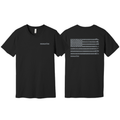 KOMATSU FLAG BELLA+CANVAS® Unisex Jersey Short Sleeve Tee - Black