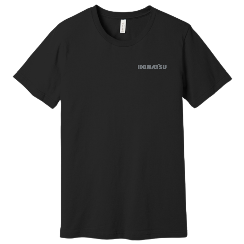 KOMATSU FLAG BELLA+CANVAS® Unisex Jersey Short Sleeve Tee - Black